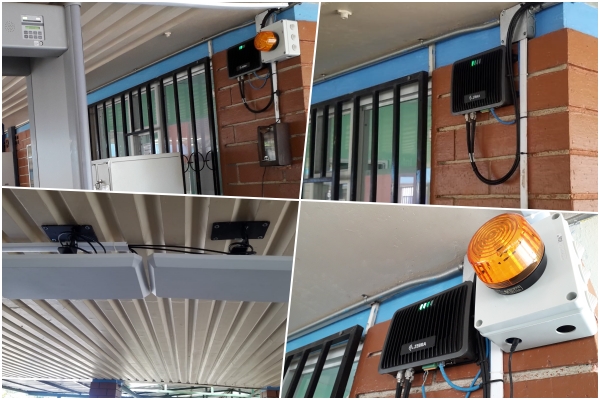 Instalación de equipos RFID (lectores y antenas)