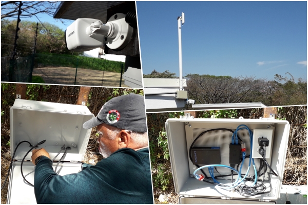 Instalación de enlaces mixtos para sistemas CCTV