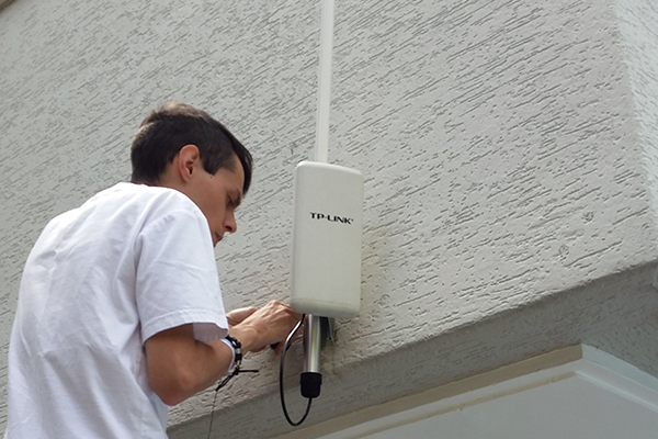 Ampliación de señal al aire libre